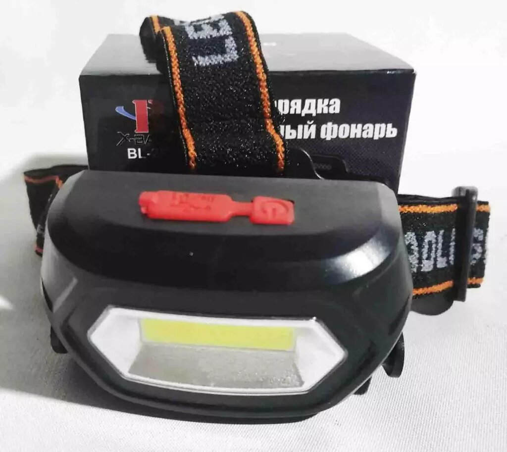 Акумуляторний ліхтарик налобний BL 203 COB USB CHARGE від компанії Опт, роздріб інтернет магазин Familyshop - фото 1