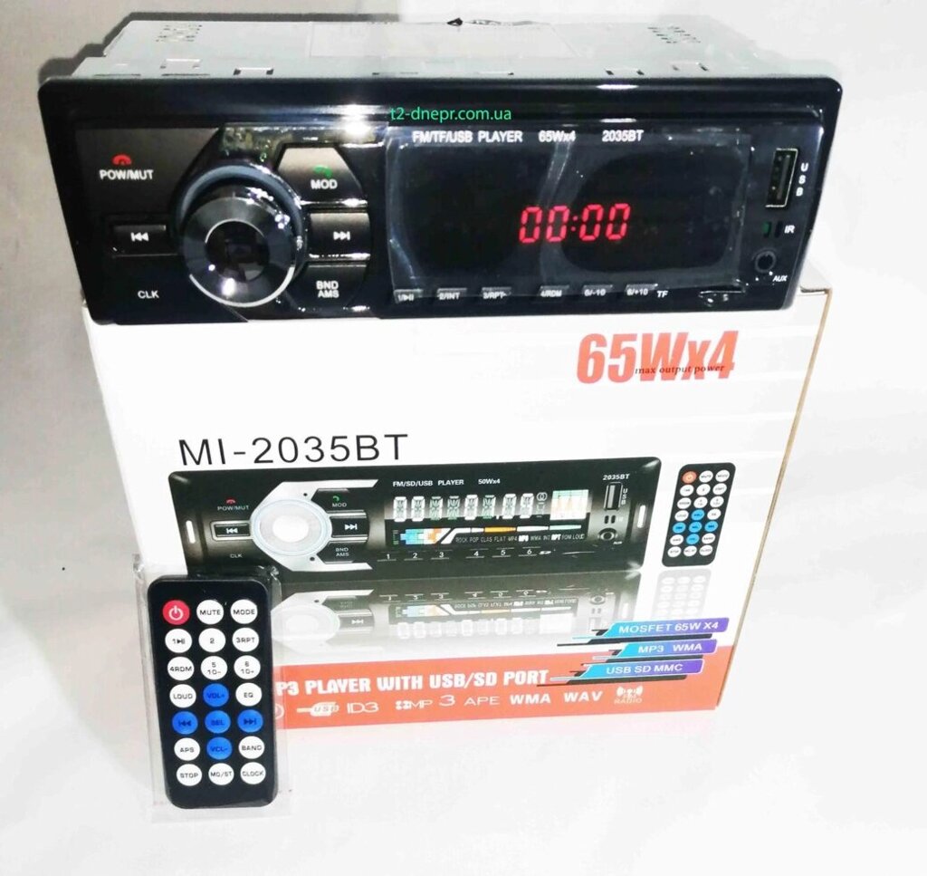 Автомагнітола MP3 2035 BT (гучний зв'язок) від компанії Опт, роздріб інтернет магазин Familyshop - фото 1