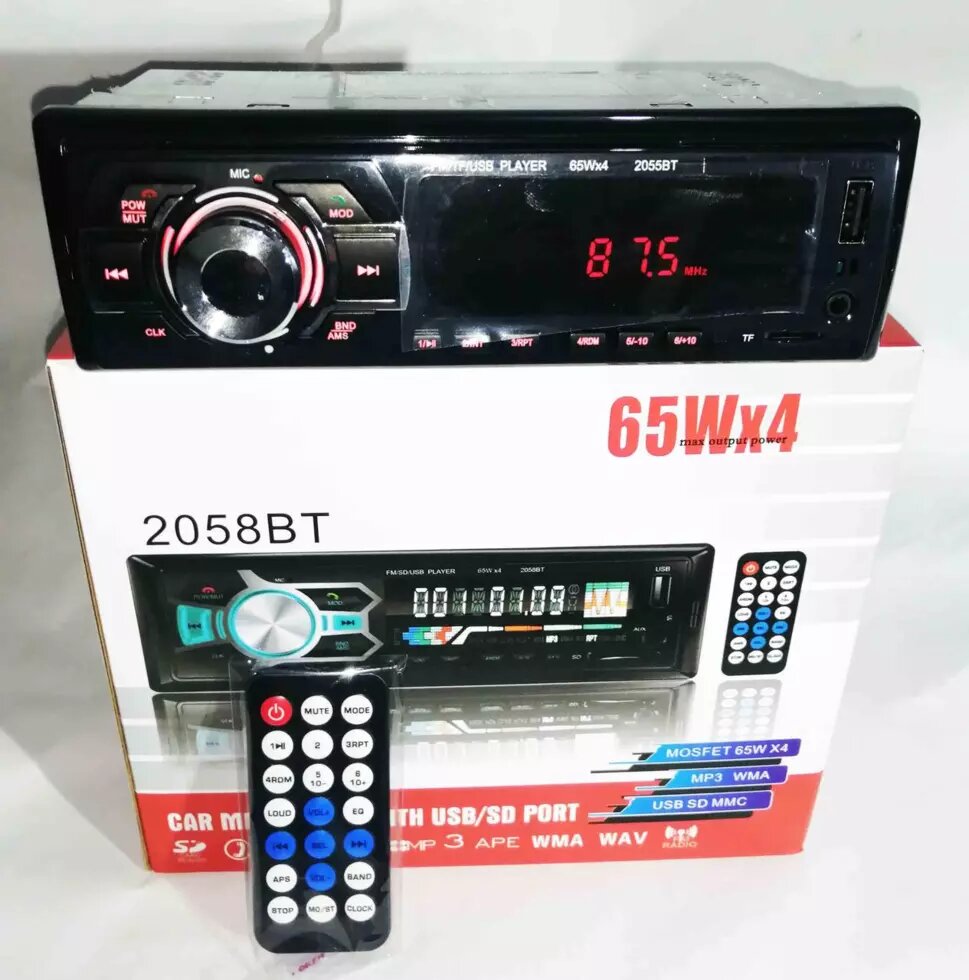 Автомагнітола MP3 2055 BT (гучний зв'язок) від компанії Опт, роздріб інтернет магазин Familyshop - фото 1