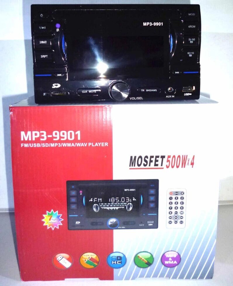 Автомагнітола MP3 9901 ISO від компанії Опт, роздріб інтернет магазин Familyshop - фото 1