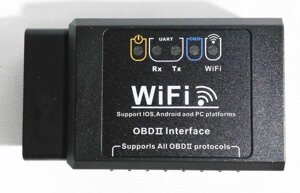 Автомобільний діагностичний сканер OBD2 ELM 327 wi-fi