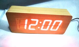 Годинник із будильником і градусником VST 865-1
