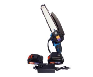 Електропила сучкоріз ланцюгова акумуляторна CHAIN SAW 6 TL 0600 два акумулятора 24 V у валізі