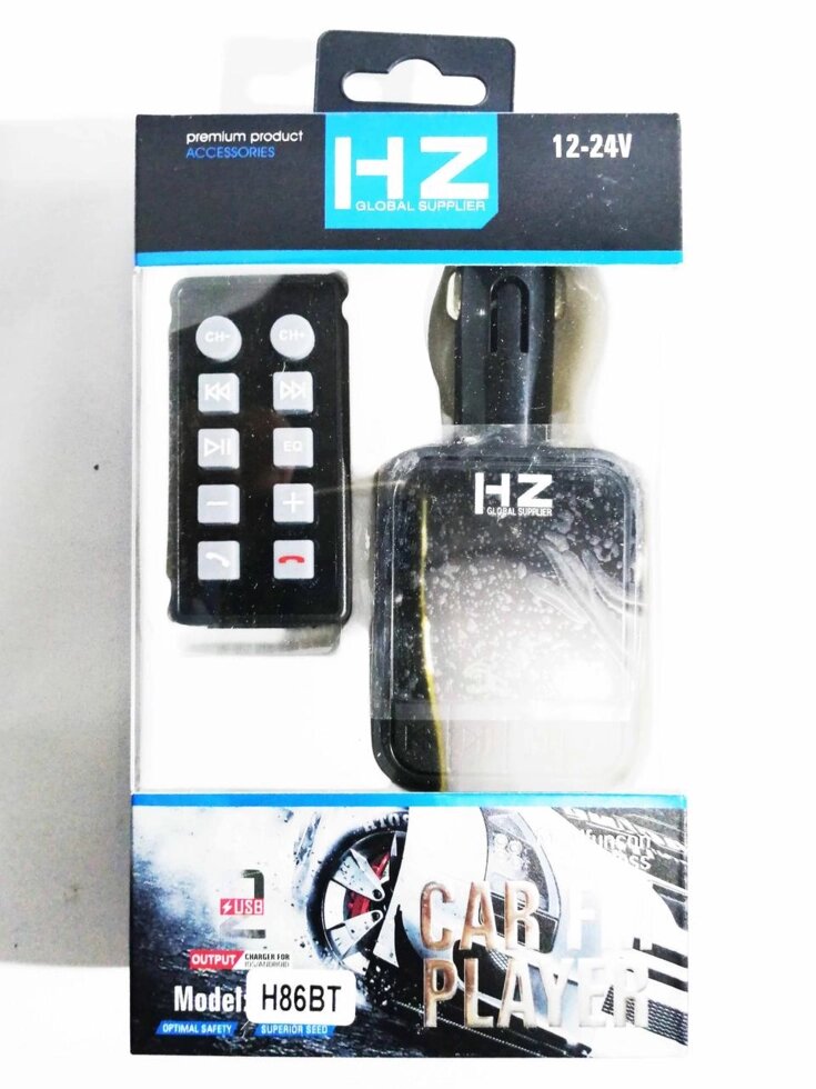 FM-модулятор H86BT з гучним зв'язком і Bluetooth від компанії Опт, роздріб інтернет магазин Familyshop - фото 1