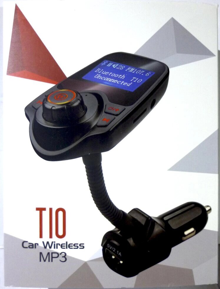 FM-модулятор Т10 з гучним зв'язком і Bluetooth від компанії Опт, роздріб інтернет магазин Familyshop - фото 1