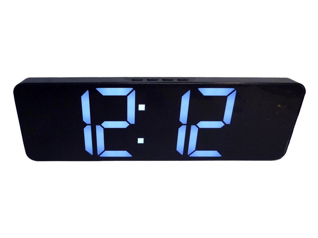 Годинники настінні з будильником і градусником SM 601 від компанії Опт, роздріб інтернет магазин Familyshop - фото 1