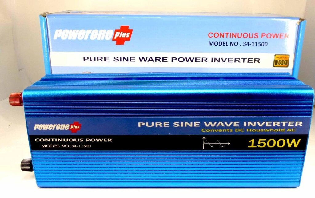 Інвертор з чистою синусоїдою POWERONE Pure Sine Inverter 1500W від компанії Опт, роздріб інтернет магазин Familyshop - фото 1