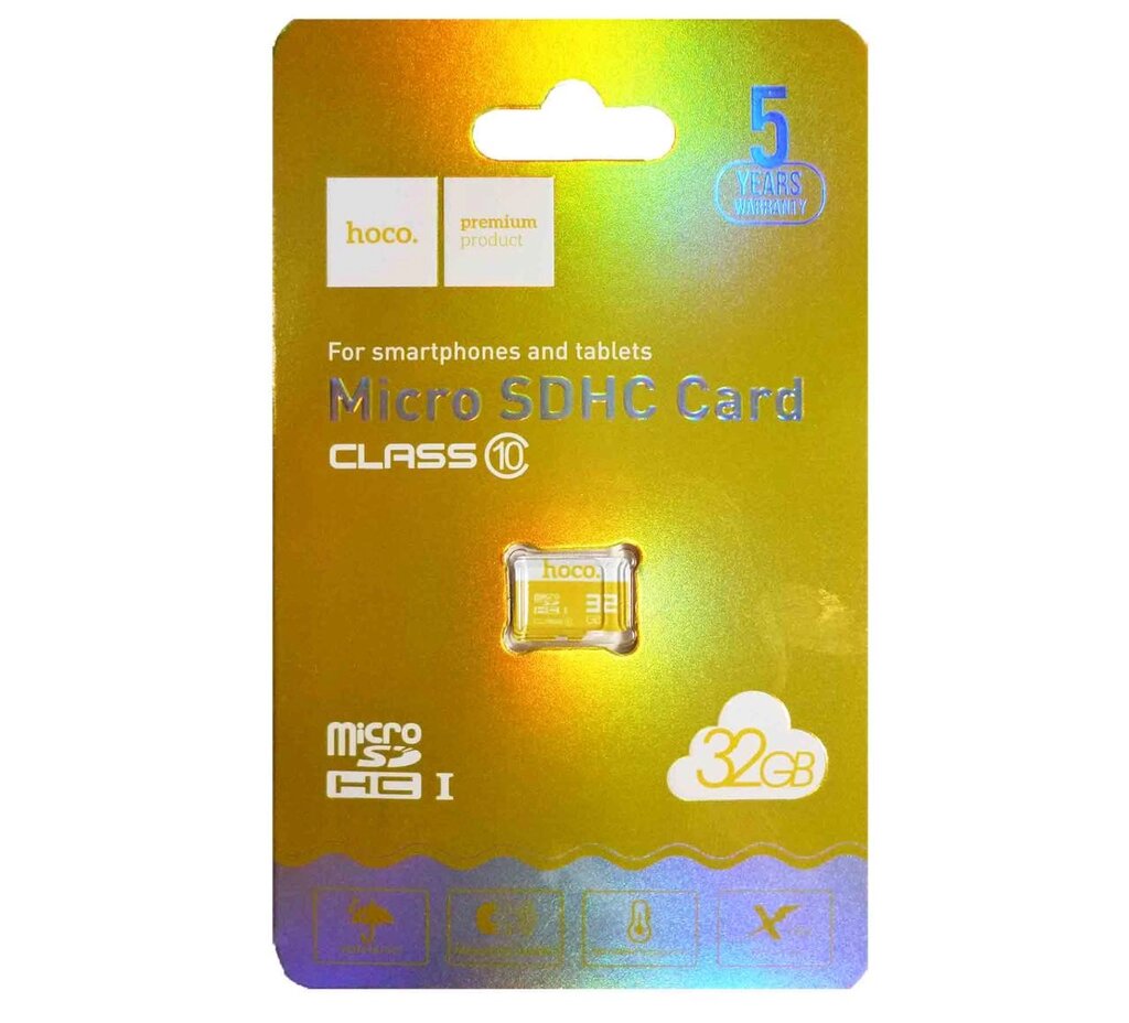 Карта пам'яті microSD Hoco 32 Gb class 10 від компанії Опт, роздріб інтернет магазин Familyshop - фото 1