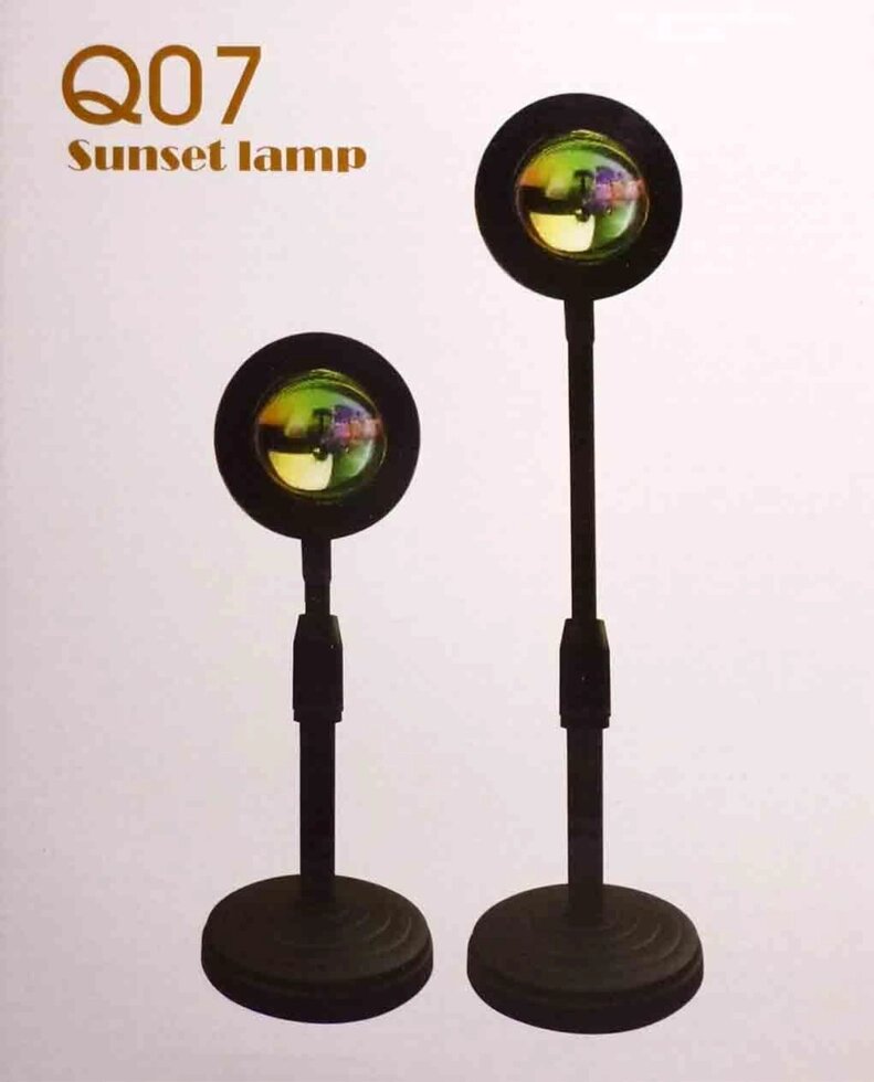 Лампа атмосферна ЗАХІД Atmosphere Sunset Lamp Q07 ##от компании## Опт, роздріб інтернет магазин Familyshop - ##фото## 1
