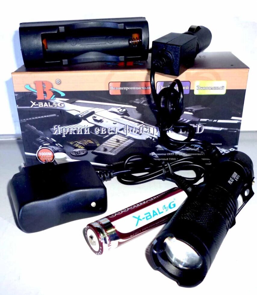 Ліхтарик акумуляторний BL 1812 T6 від компанії Опт, роздріб інтернет магазин Familyshop - фото 1