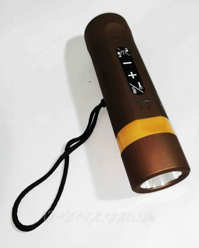 Ліхтарик акумуляторний з радіо і MP3 LN 610 від компанії Опт, роздріб інтернет магазин Familyshop - фото 1