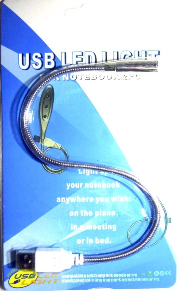 Ліхтарик USB LED Light Metal від компанії Опт, роздріб інтернет магазин Familyshop - фото 1
