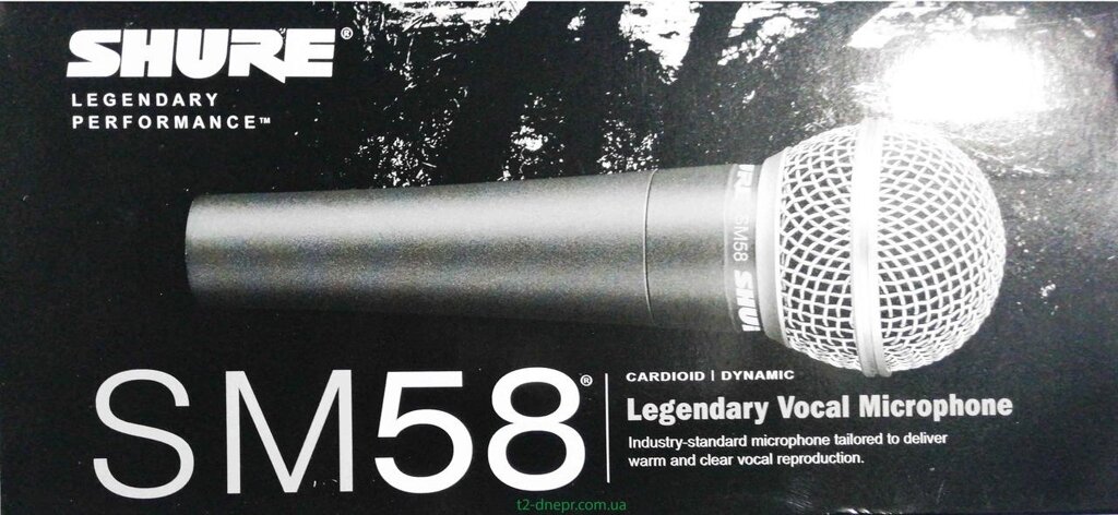 Мікрофон SM 58 дротовий від компанії Опт, роздріб інтернет магазин Familyshop - фото 1