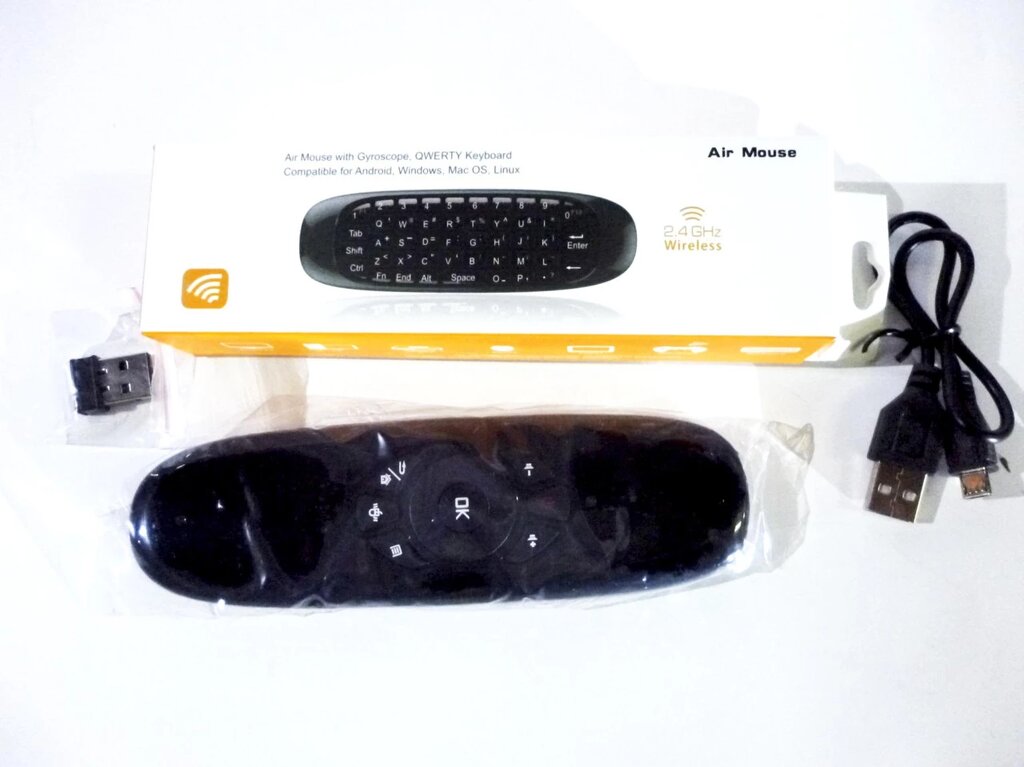 Мишка бездротова з клавіатурою air mouse від компанії Опт, роздріб інтернет магазин Familyshop - фото 1