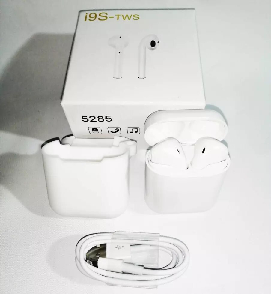 Навушники з кейсом i9 TWS від компанії Опт, роздріб інтернет магазин Familyshop - фото 1