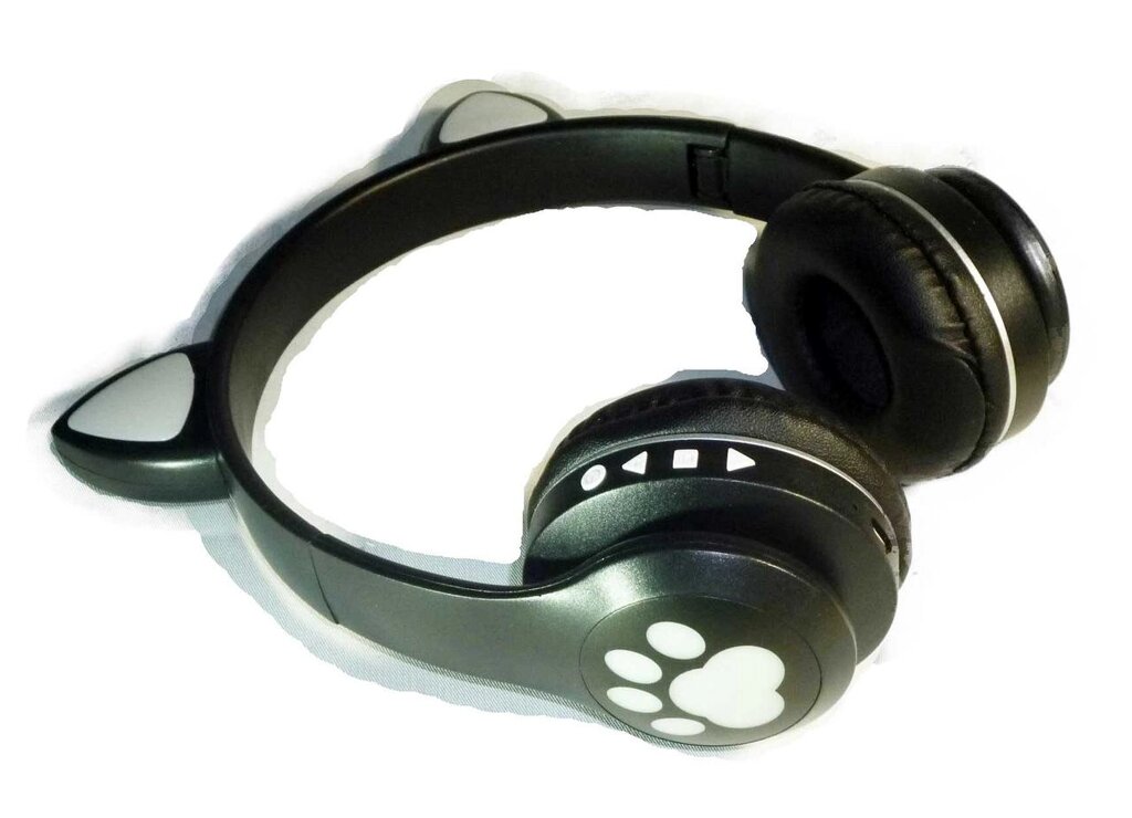 Навушники з котячими вушками VZV 23M SMALL CAT + BT від компанії Опт, роздріб інтернет магазин Familyshop - фото 1