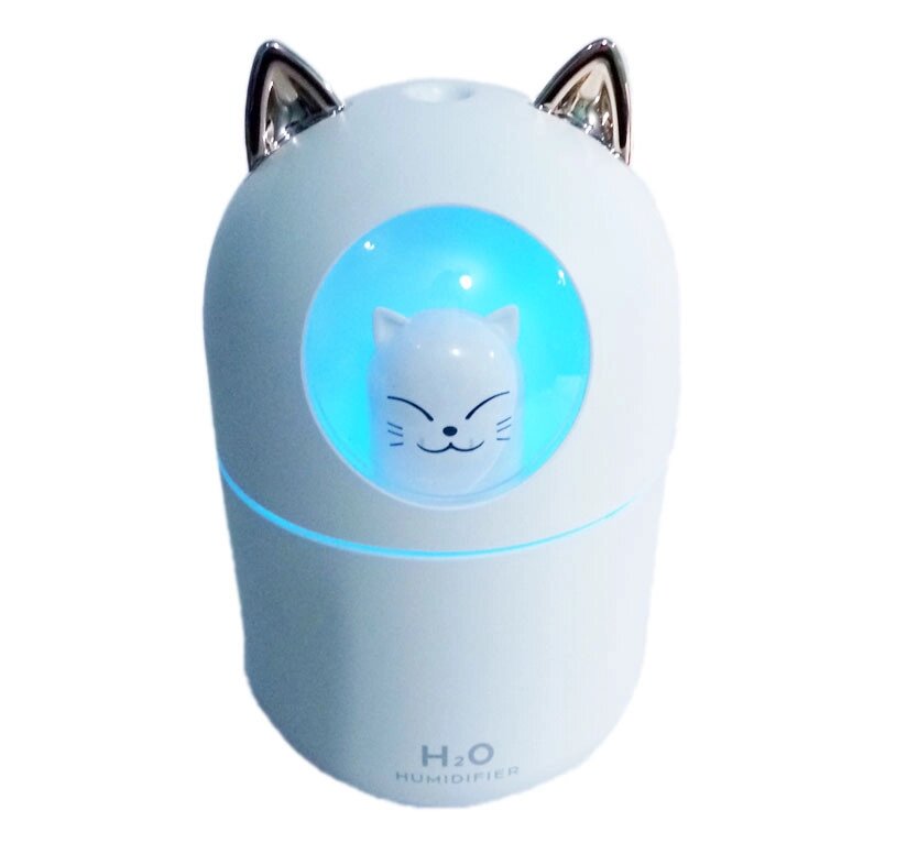 Нічник із зволожувачем повітря humidifier H20 CAT від компанії Опт, роздріб інтернет магазин Familyshop - фото 1
