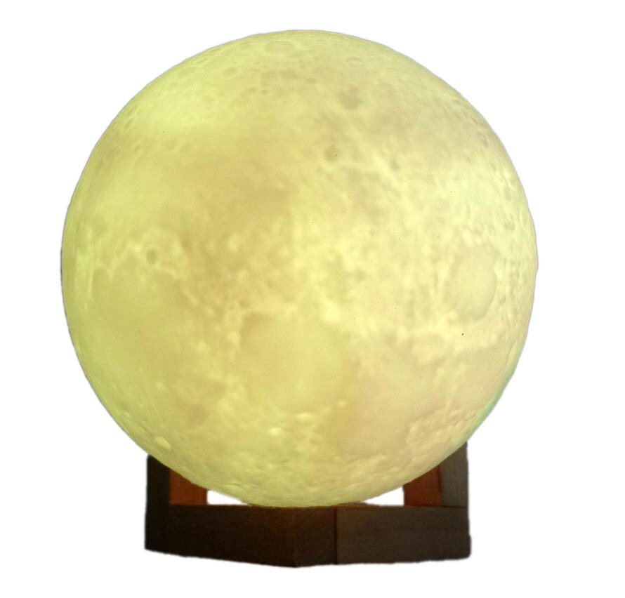 Нічник Луна Moon lamp 13 см  6 кольорів від компанії Опт, роздріб інтернет магазин Familyshop - фото 1