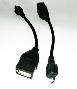 Перехідник OTG USB- micro V8