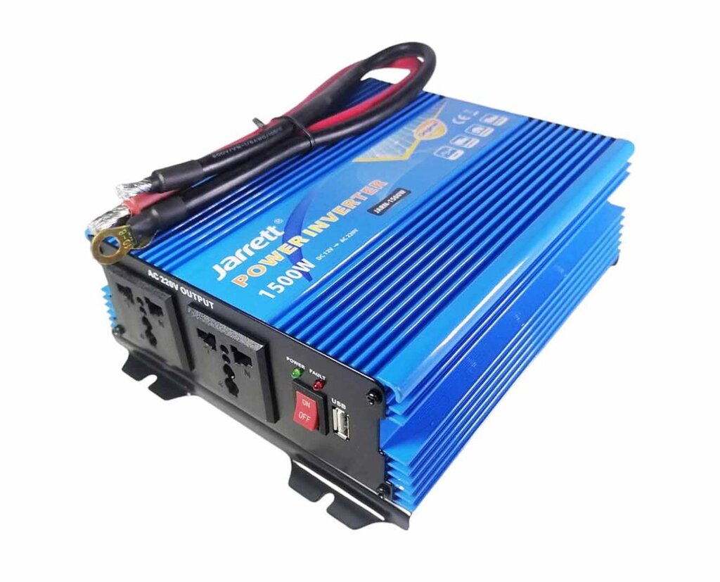 Перетворювач 12V 220V 1500W Jarrett JARN-1500W від компанії Опт, роздріб інтернет магазин Familyshop - фото 1