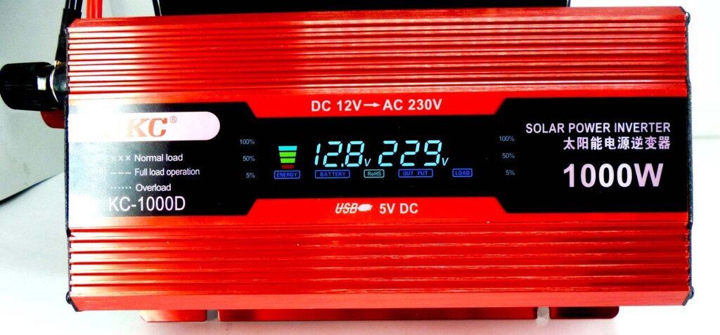 Перетворювач DC/AC KC-1000D 1000W від компанії Опт, роздріб інтернет магазин Familyshop - фото 1