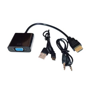 Конвертер HDMI to VGA + audio GT