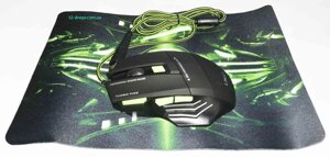 Мишка ігрова X7S 7D з килимком