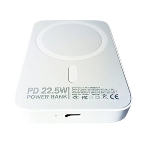 Power Bank з підтримкою бездротової зарядки магнітний PD 22,5W 10000 mAh