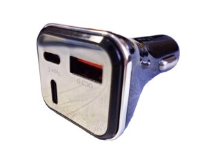 Зарядне в прикурювач Type C й USB HZ HC13