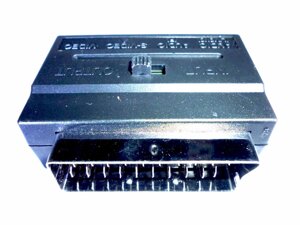 Перехідник SCART- 3 RCA вхід-вихід