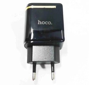 Зарядний пристрій HOCO 2 USB CHARGER LCD C39A
