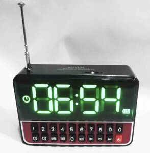 Приёмник с часами и будильником WS 1513 + Clock