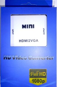 Перехідник HDMI - VGA зі звуком