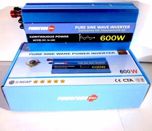 Інвертор із чистою синусоїдою POWERONE Pure Sine Inverter-600W