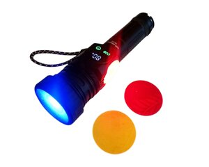 Ліхтарик ручний CB A280 4 COLOR LCD POWER BANK/ MAGNET