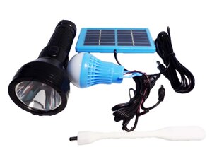 Ліхтарик ручний з зарядкою від сонця BL YW-038 hand torch + bulb