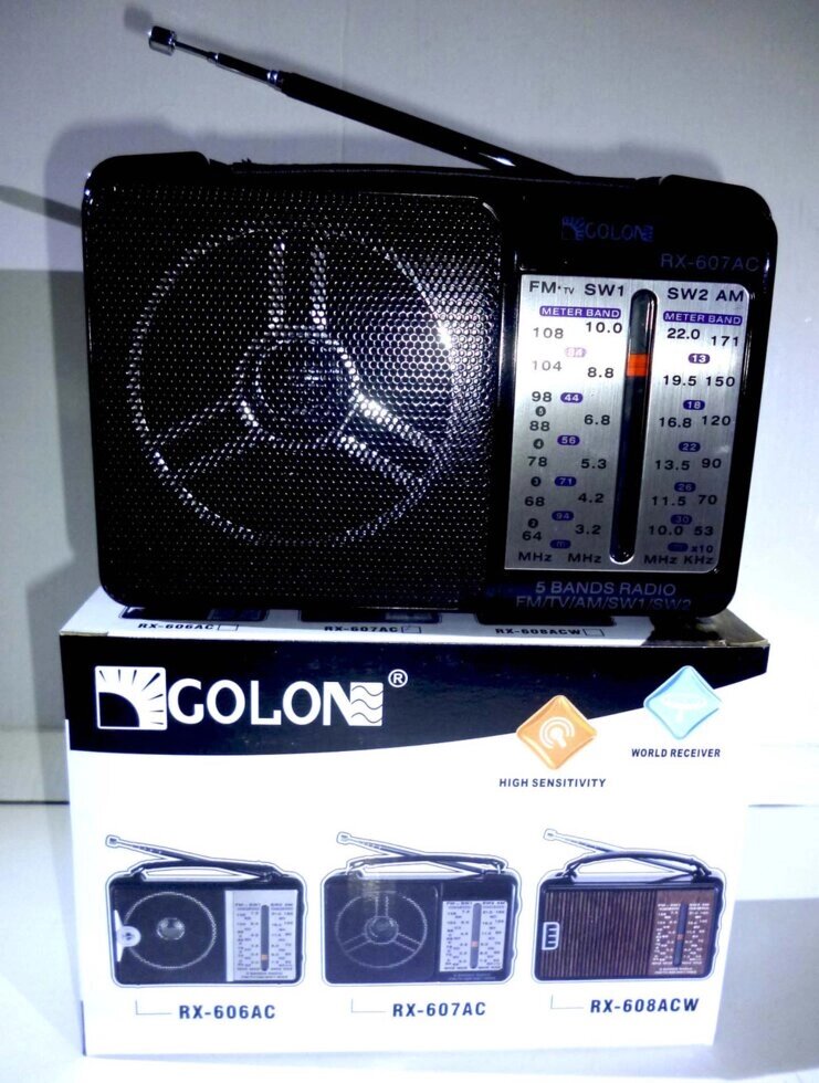 Приймач мережевий GOLON RX-607 від компанії Опт, роздріб інтернет магазин Familyshop - фото 1
