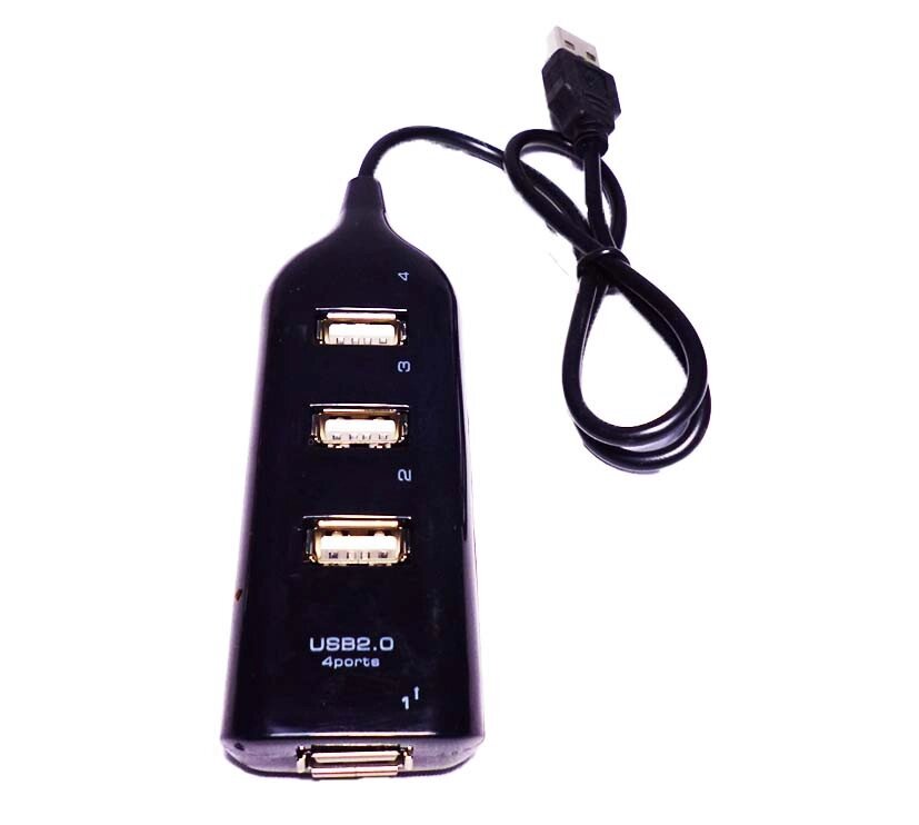 Розгалужувач USB HUB 4 SW від компанії Опт, роздріб інтернет магазин Familyshop - фото 1