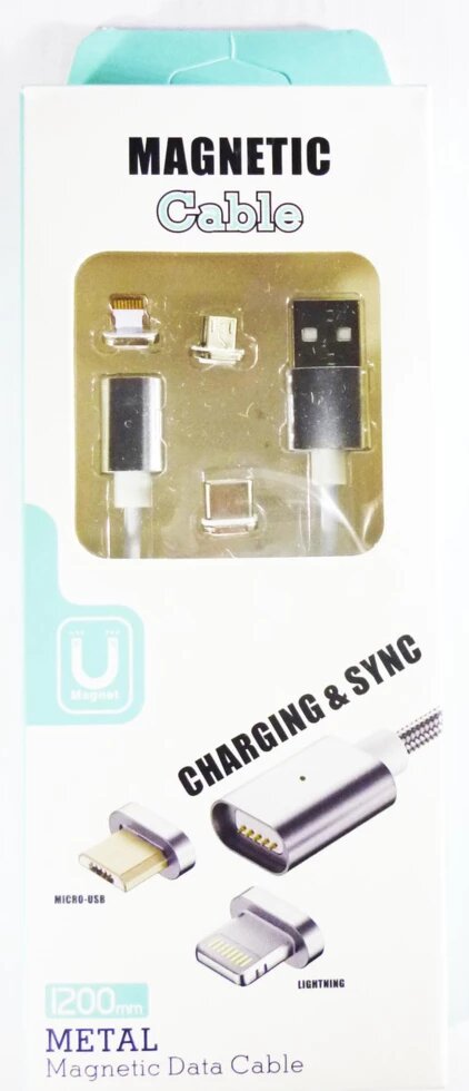 Шнур магнітний USB-IP — V8 — TYPE C від компанії Опт, роздріб інтернет магазин Familyshop - фото 1