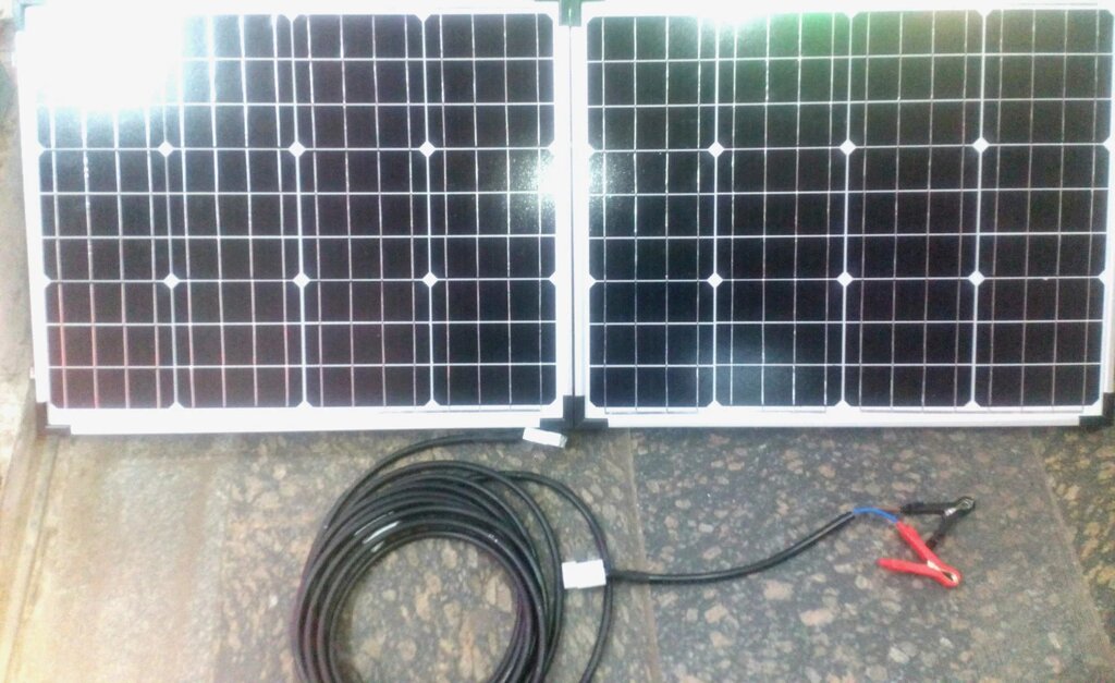 Сонячна панель 120 W переносна від компанії Опт, роздріб інтернет магазин Familyshop - фото 1