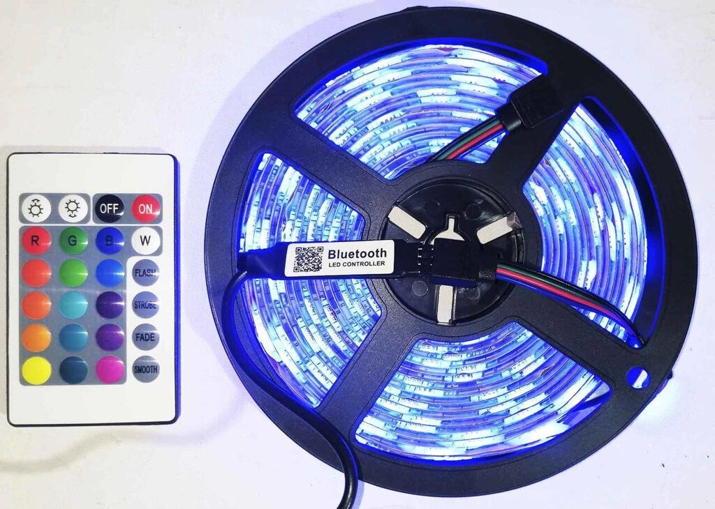 Стрічка світлодіодна RGB LED 5V 5050 від компанії Опт, роздріб інтернет магазин Familyshop - фото 1