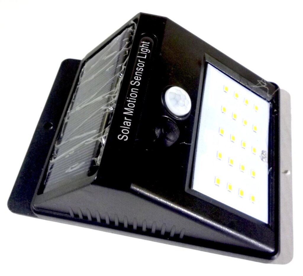 Універсальна LED лампа 609S-20 з сонячною панеллю і датчиком руху від компанії Опт, роздріб інтернет магазин Familyshop - фото 1