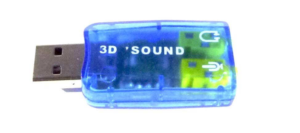 Звукова карта USB 3D від компанії Опт, роздріб інтернет магазин Familyshop - фото 1