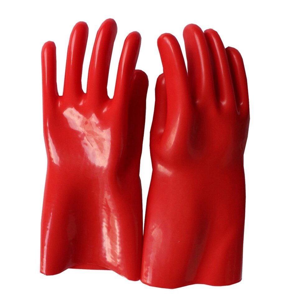 Діелектричні гумові рукавички (Клас 1) від компанії Купина - фото 1