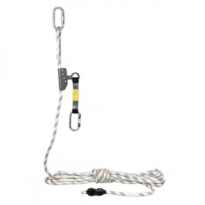 Шнур із самоблокуючим пристроєм STOPROPE та карабіном AJ501T / 20м / Ø12мм / AC404-20