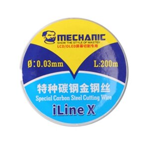 Струна для відклеювання скла Mechanic iLine X, 0,03 мм, 200 м