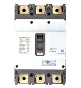 Автоматичний вимикач у литому корпусі 200А Icu-26kA (0.8 - 1.0) x In