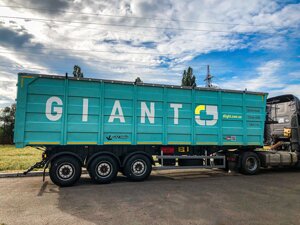 Напівпричіп-зерновоз зі сталевим кузовом ТМ GIANT