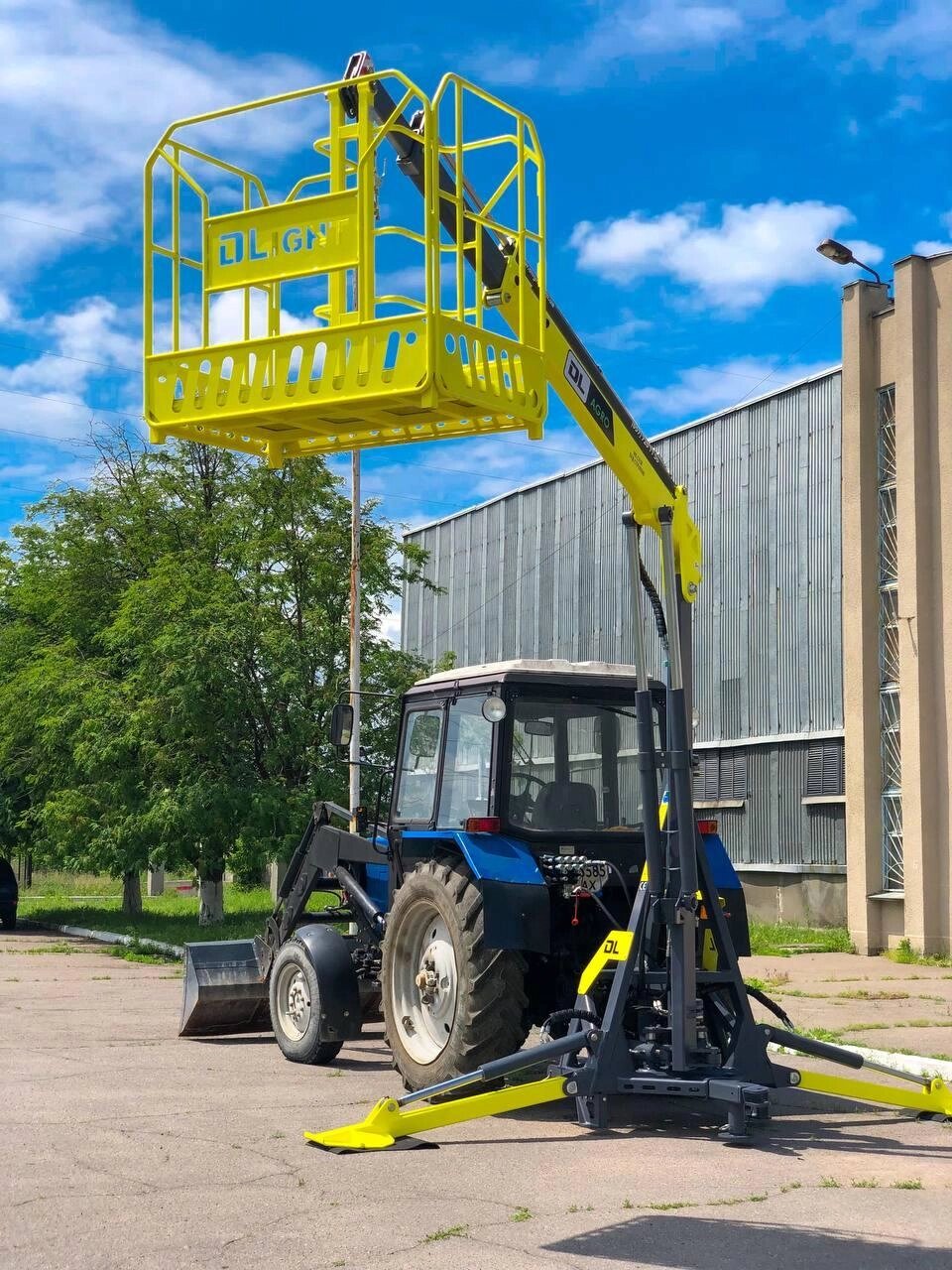 Тракторний Кран Маніпулятор DL  AGRO для Біг-Бег від компанії Д ЛАЙТ, ТОВ - фото 1