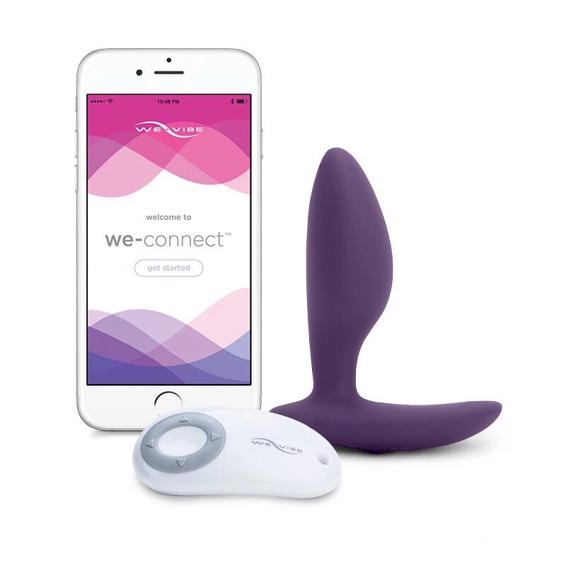 Anal Smart Vibriration We-vibe ditto фіолетовий з пультом дистанційного керування від компанії poppersoff Попперс Київ Україна. Купити з доставкою - фото 1